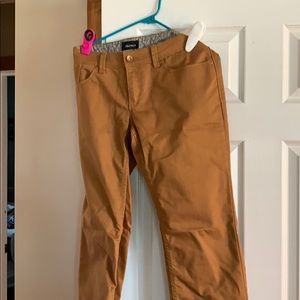 Marmot gold pants for women
